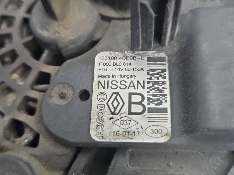 Генератор Nissan Pulsar F000BL0814 — фото деталі 6