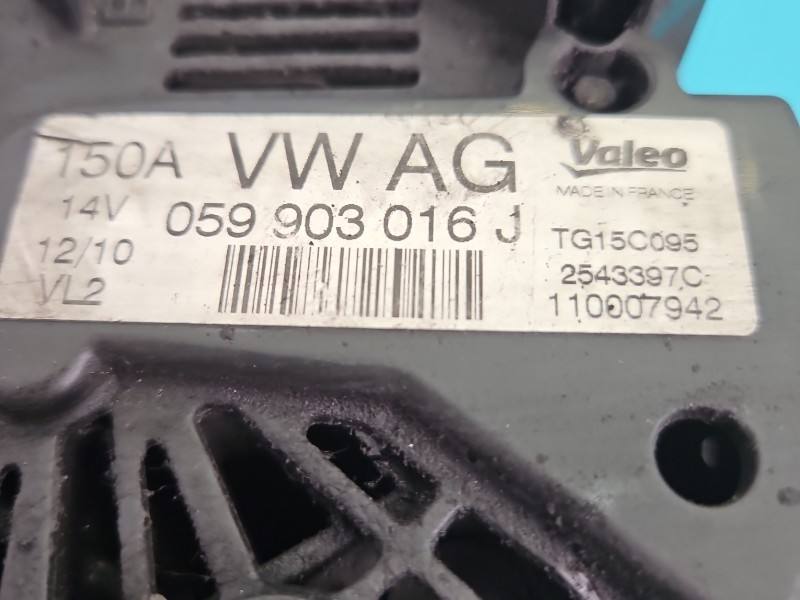 Генератор Audi A5 8T 059903016J — фото детали 6