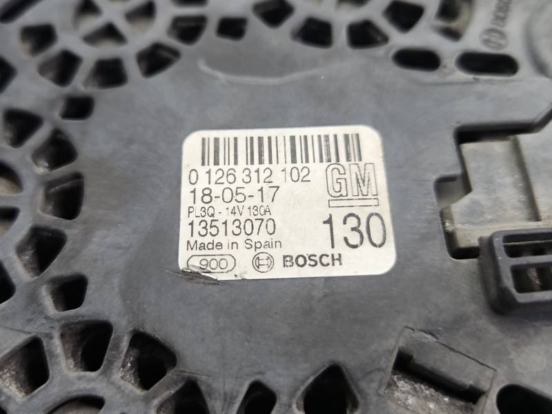 Генератор Opel Astra K 0126312102 — фото детали 6