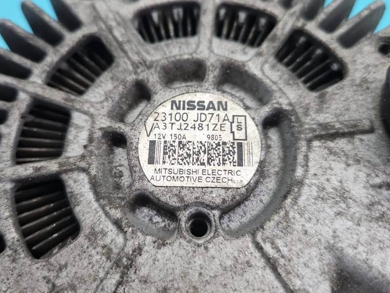Генератор Nissan Qashqai 23100JD71A — фото деталі 6