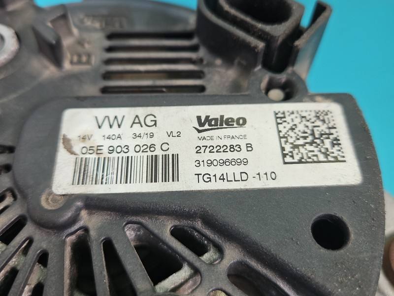 Генератор Skoda Octavia 3 05E903026C — фото деталі 6
