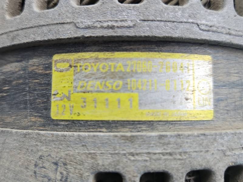 Генератор Toyota Rav4 104211-8112 — фото деталі 6