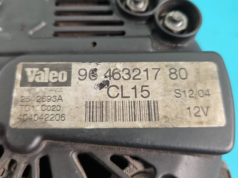 Генератор Citroen C8 9646321780 — фото деталі 6