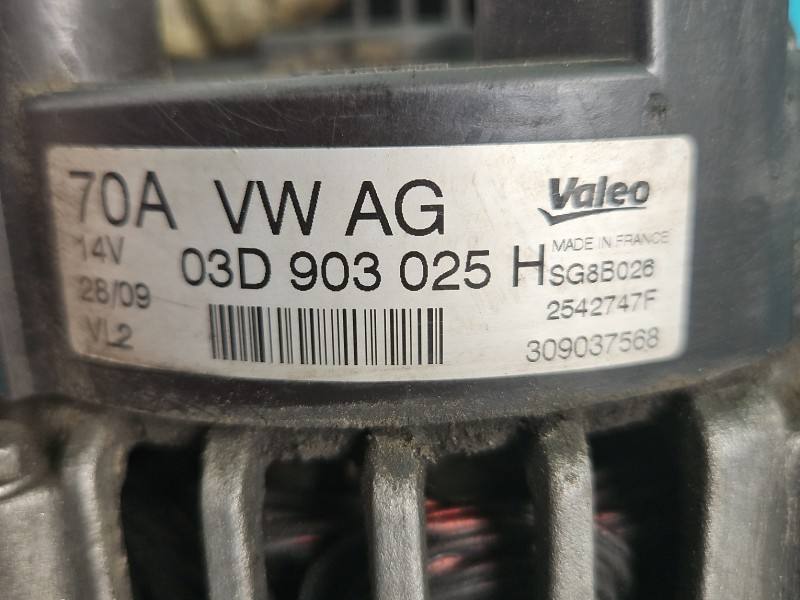Генератор Seat Ibiza 03D903025H — фото детали 6