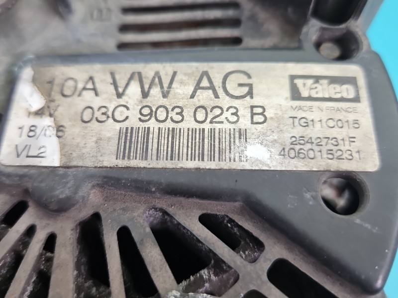 Генератор Volkswagen Golf 5 03C903023B — фото деталі 6
