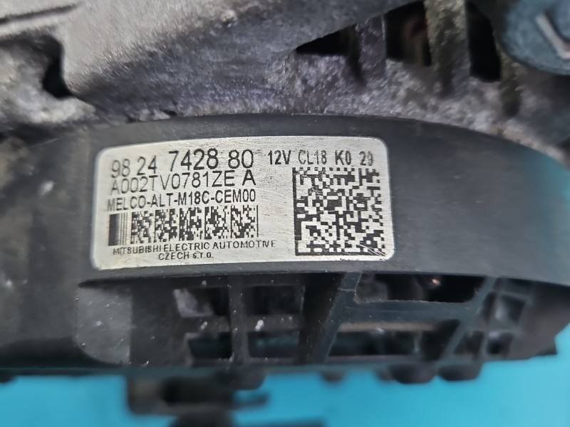 Генератор Toyota Proace City 9824742880 — фото детали 6