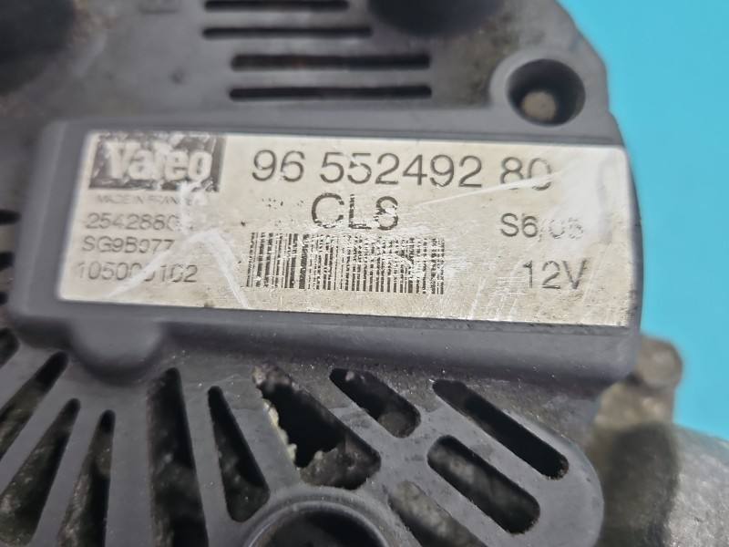 Генератор Fiat Ducato 9655249280 — фото деталі 5