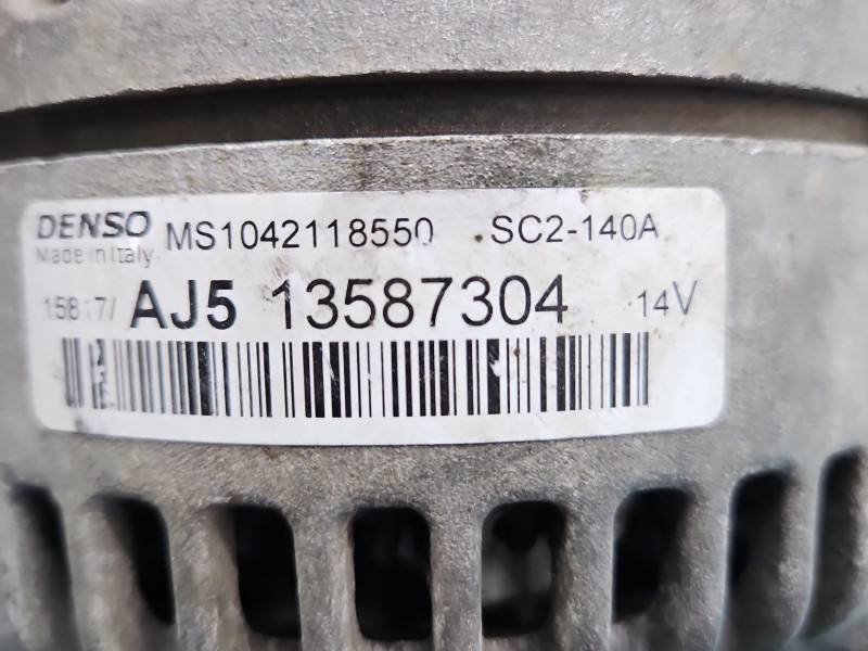 Генератор Opel Astra K 13587304 — фото деталі 6