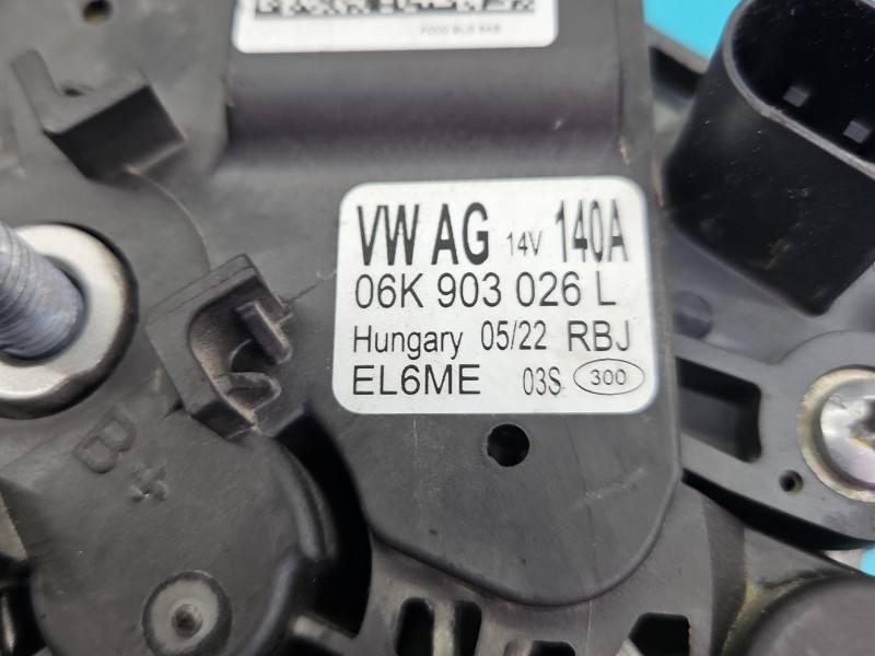 Генератор Skoda Kodiaq 06K903026L — фото деталі 6