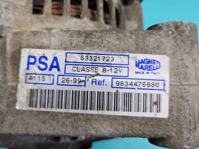 Генератор Peugeot Partner 9634476880 — фото детали 5