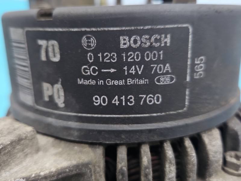 Генератор Opel Corsa B 0123120001 — фото деталі 5