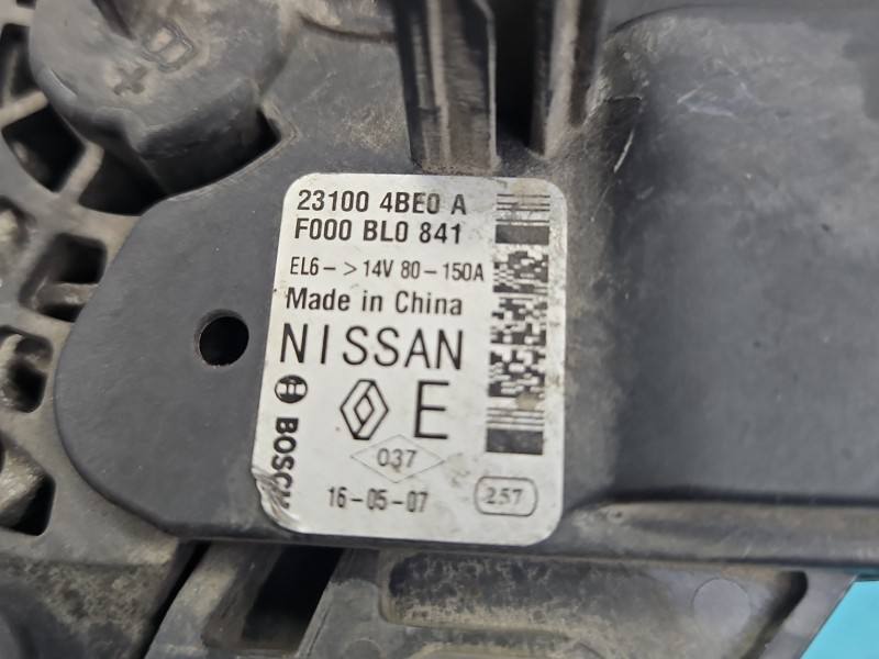 Генератор Nissan X-trail 23100-4BE0A — фото деталі 6