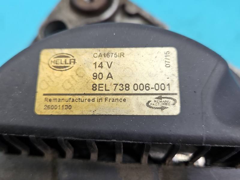 Генератор Volkswagen Fox 8EL738006-001 — фото детали 6