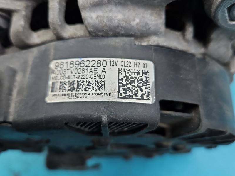 Генератор Toyota Proace City 9818962280 — фото деталі 6