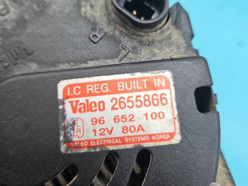 Генератор Chevrolet Aveo T250 96652100 — фото деталі 6