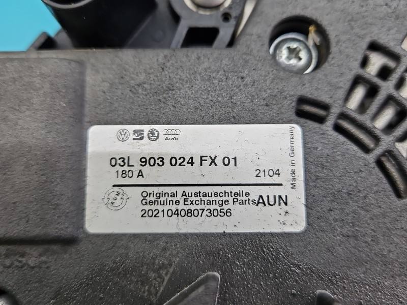 Генератор Volkswagen Sharan 03L903024FX — фото деталі 7