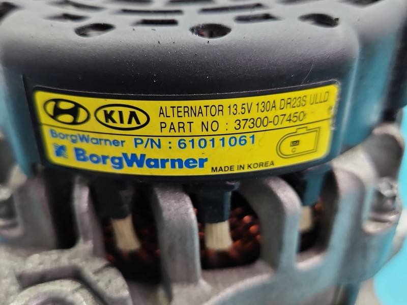 Генератор Hyundai I30 37300-07450 — фото деталі 6