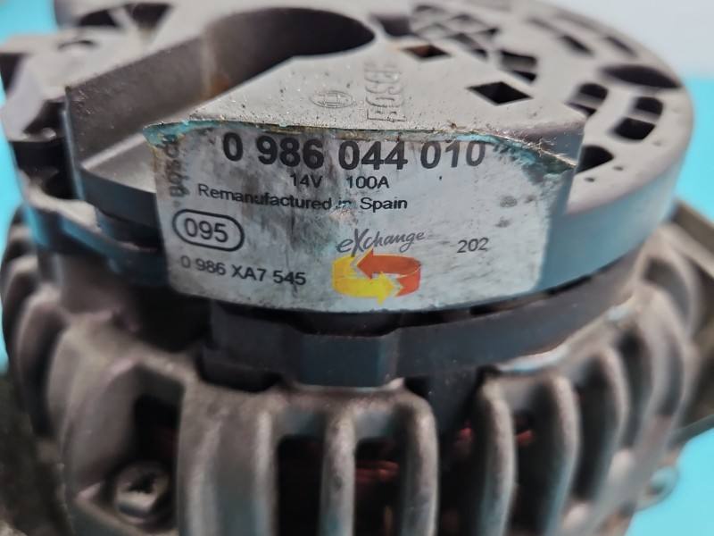 Генератор Opel Vectra C 0986044010 — фото деталі 5