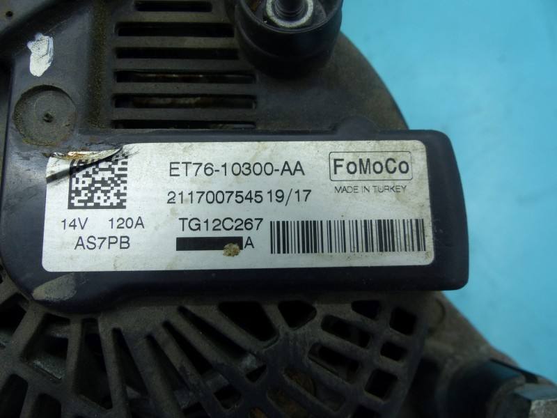 Генератор Ford Transit Courier ET76-10300-AA — фото деталі 5