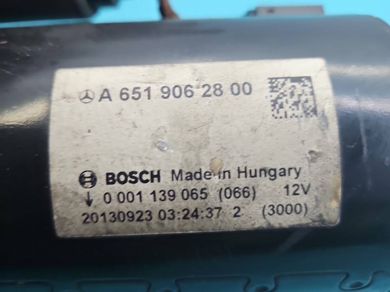 Стартер Mercedes C W204 A6519062800 — фото деталі 5
