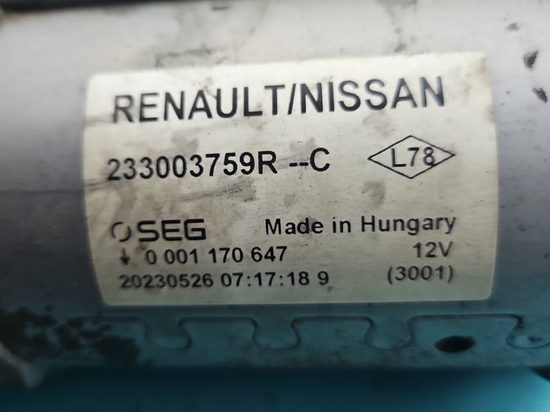 Стартер Renault Express 0001170647 — фото деталі 5