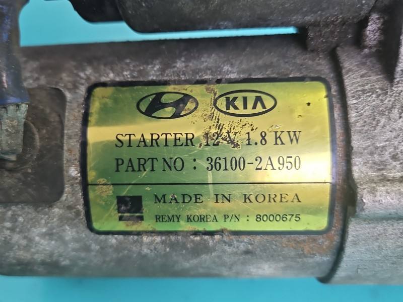 Стартер Kia Optima 36100-2A950 — фото детали 5