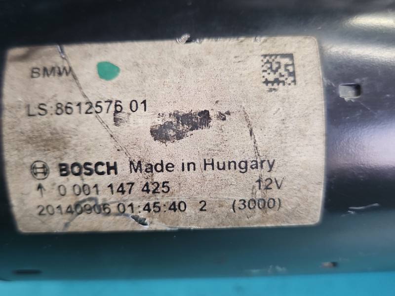 Стартер BMW X3 F25 0001147425 — фото деталі 5