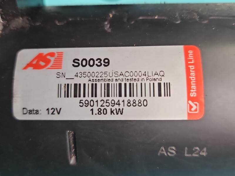 Стартер Volkswagen Passat B5 — фото деталі 5
