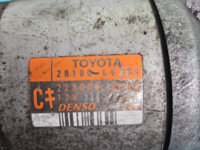 Стартер Toyota Rav4 28100-64300 — фото детали 5