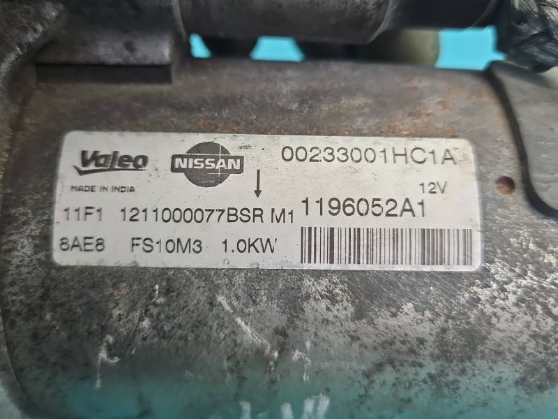 Стартер Nissan Micra 1196052A — фото деталі 5