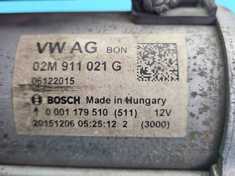 Стартер Skoda Fabia 3 02M911021G — фото деталі 5