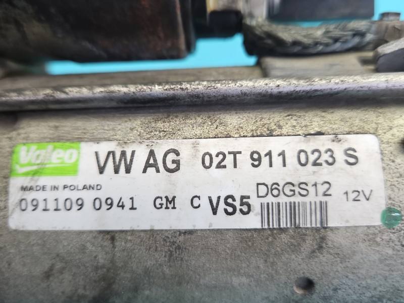 Стартер Volkswagen Golf plus 02T911023S — фото деталі 5