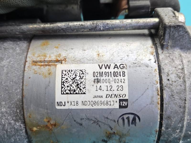 Стартер Skoda Octavia 4 02M911024B — фото деталі 5