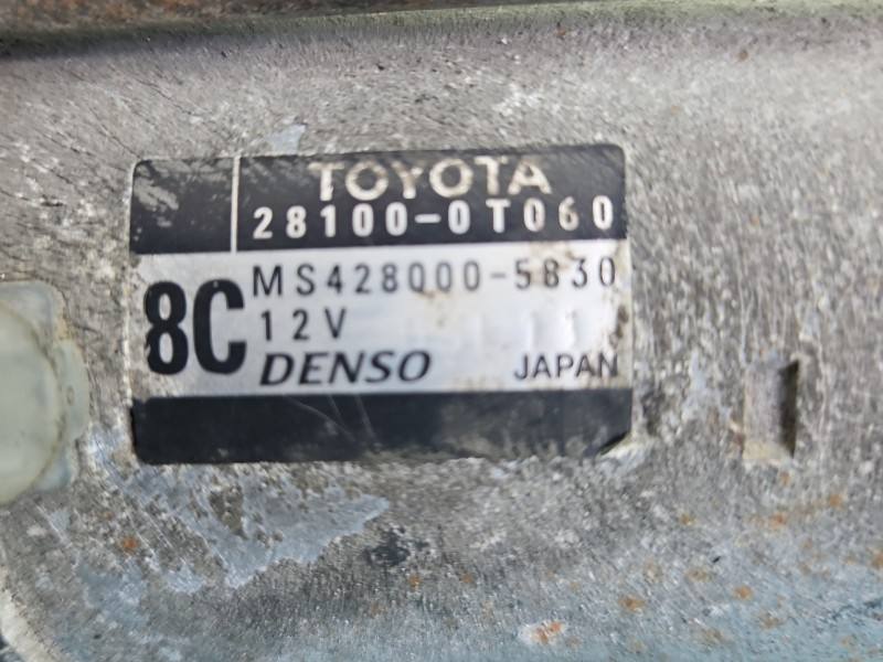 Стартер Toyota Verso 28100-0T060 — фото детали 5