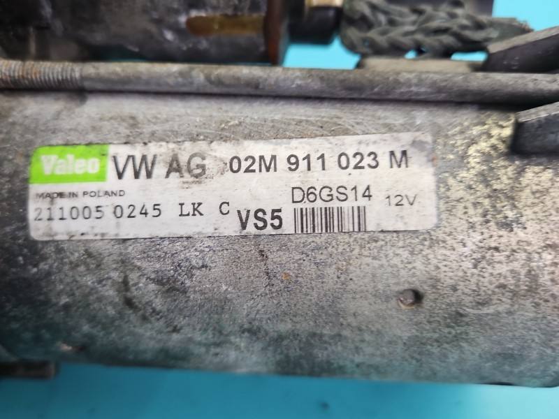 Стартер Volkswagen Passat B6 02M911023M — фото деталі 5