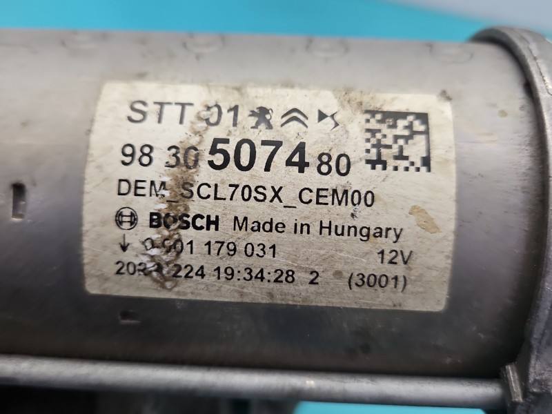 Стартер Peugeot 508 9830507480 — фото деталі 5