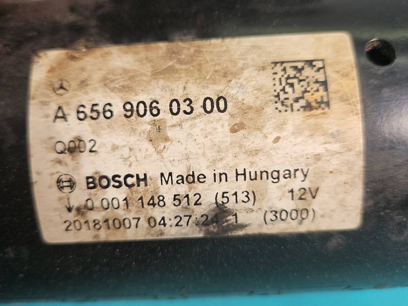 Стартер Mercedes S W222 A6569060300 — фото детали 5