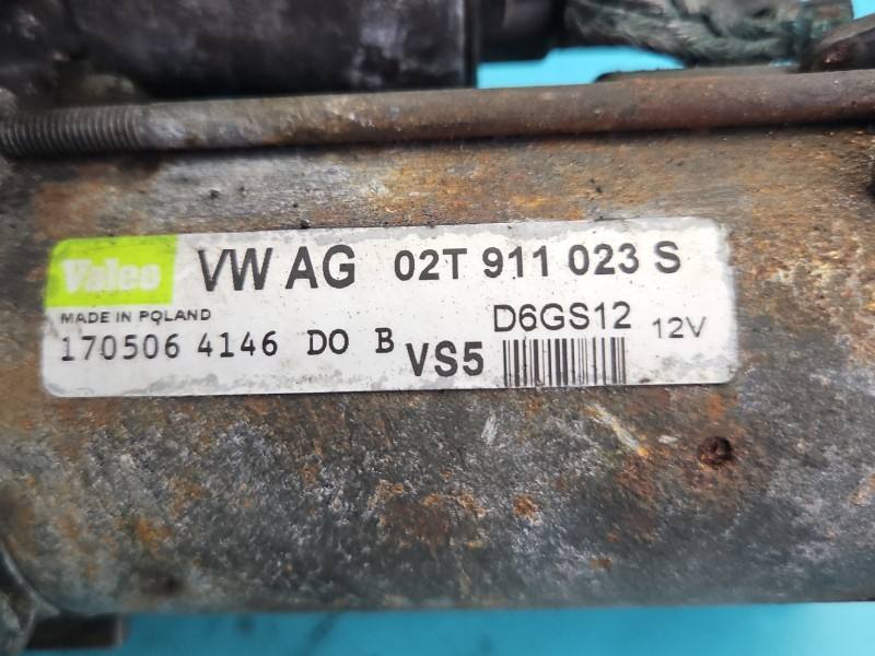 Стартер Volkswagen Golf 5 02T911023S — фото деталі 5