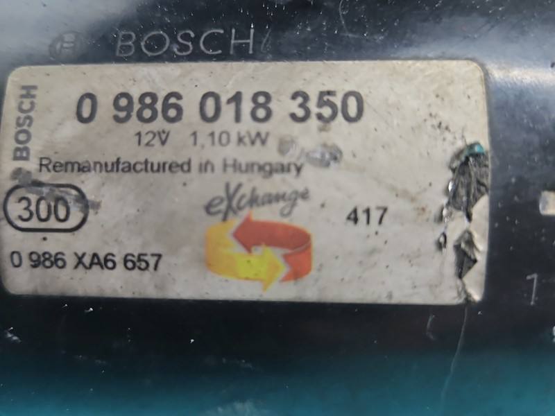 Стартер Opel Meriva A 0986018350 — фото деталі 5