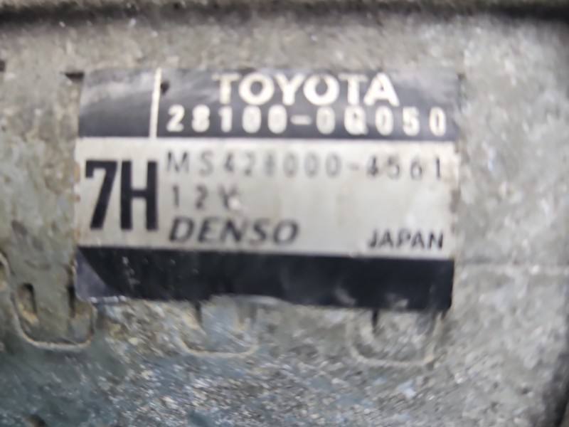 Стартер Toyota Yaris 3 28100-0Q050 — фото детали 5