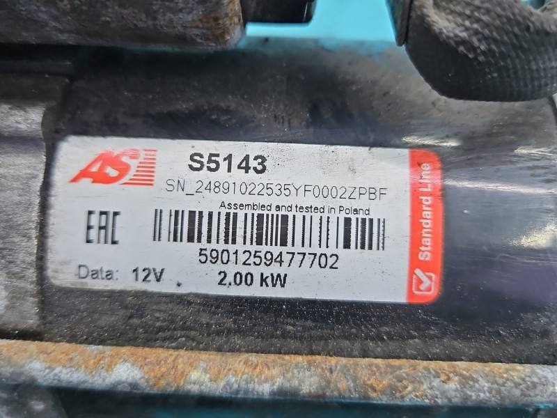 Стартер Mitsubishi Outlander M001T93571 — фото детали 5