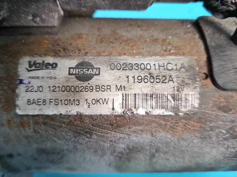 Стартер Nissan Micra 1196052A — фото деталі 5
