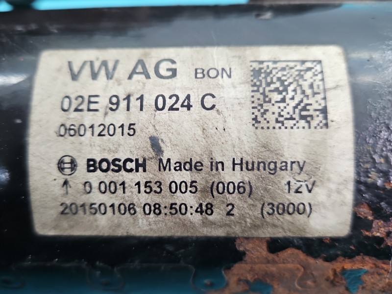 Стартер Volkswagen Sharan 02E911024C — фото детали 5