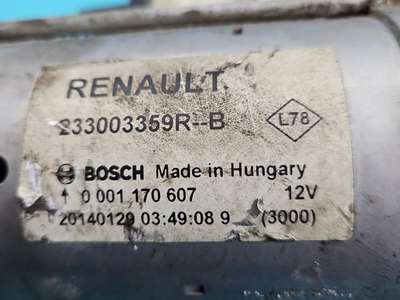 Стартер Nissan Qashqai 0001170607 — фото деталі 5