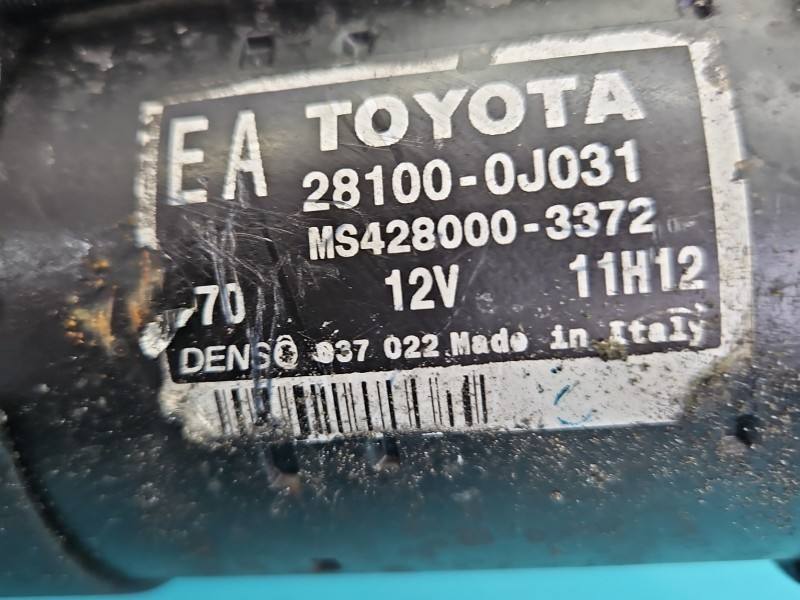 Стартер Toyota Yaris 2 28100-0J031 — фото детали 5