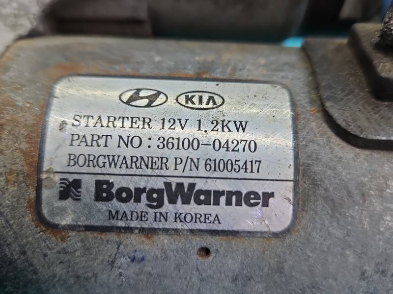 Стартер Hyundai Kona 36100-04270 — фото деталі 5