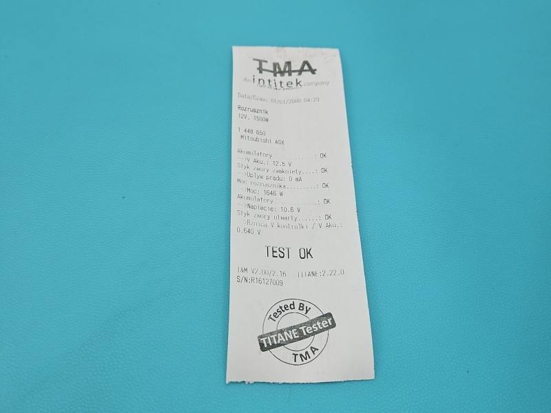 Стартер Mitsubishi ASX M000T31075 — фото деталі 6