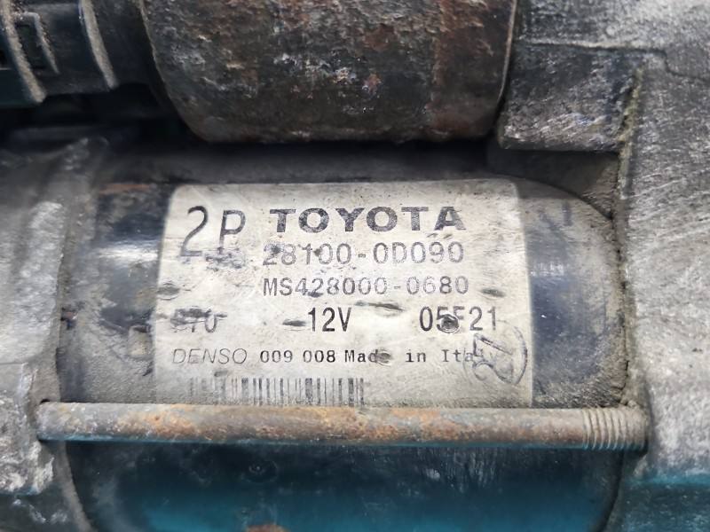 Стартер Toyota Avensis T25 28100-0D090 — фото деталі 5