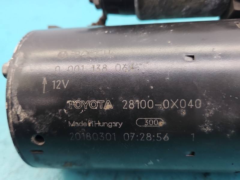 Стартер Toyota Avensis T27 0001138064 — фото деталі 5