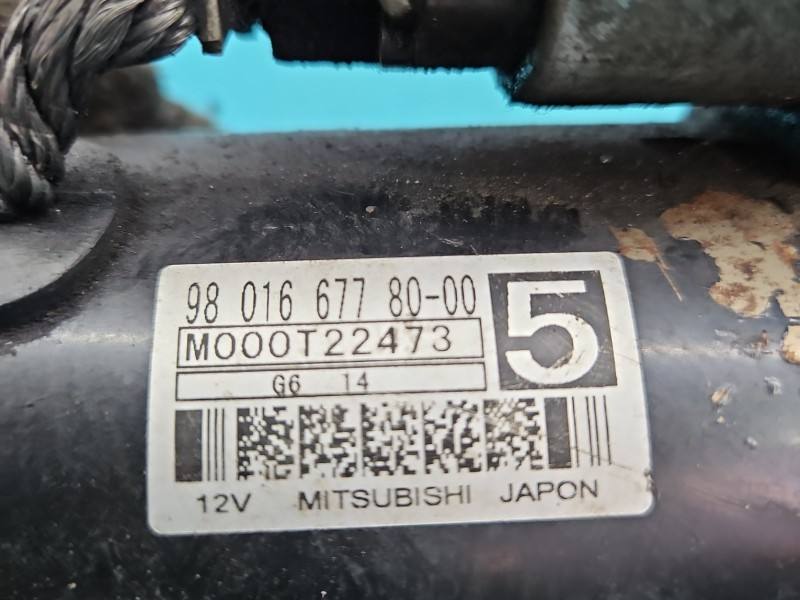 Стартер Peugeot 508 9801667780 — фото деталі 5